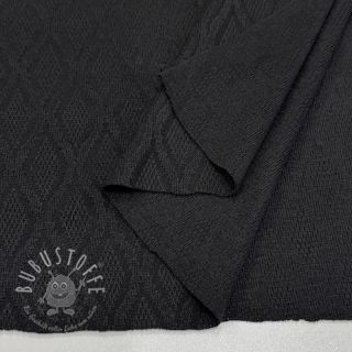 STRICKSTOFF jacquard Diamond black