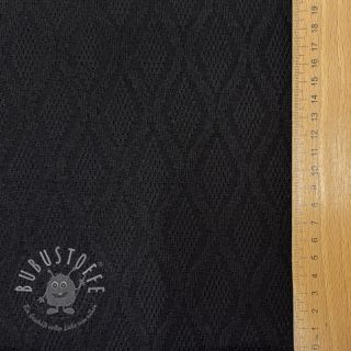 STRICKSTOFF jacquard Diamond black