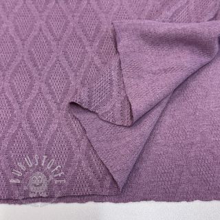 STRICKSTOFF jacquard Diamond lavender