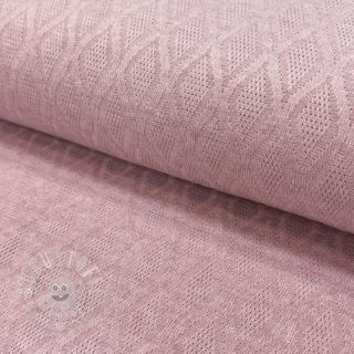 STRICKSTOFF jacquard Diamond light pink