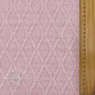 STRICKSTOFF jacquard Diamond light pink