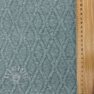 STRICKSTOFF jacquard Diamond ocean blue