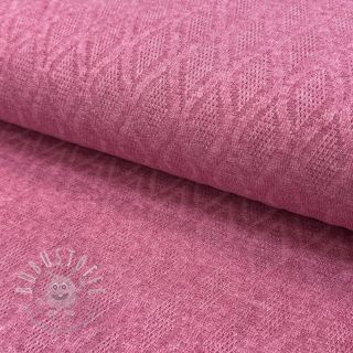STRICKSTOFF jacquard Diamond pink