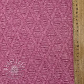 STRICKSTOFF jacquard Diamond pink