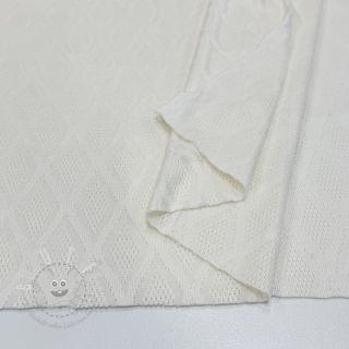 STRICKSTOFF jacquard Diamond off white