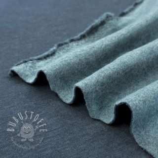 Sweat kuschel MELANGE dark petrol