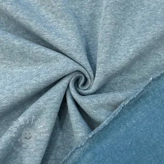 Sweat kuschel MELANGE old blue