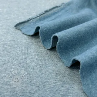 Sweat kuschel MELANGE old blue
