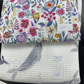 Stoffreste Waffelstoff 205