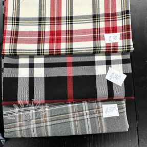 Stoffreste tartan 018