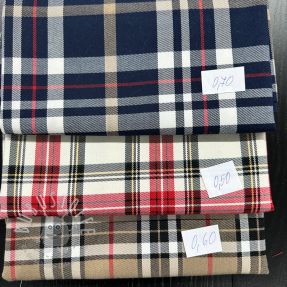 Stoffreste tartan 017