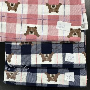 Stoffreste Baumwollstoffe FLANNEL 006