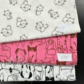 Stoffreste Baumwollstoffe FLANNEL 007