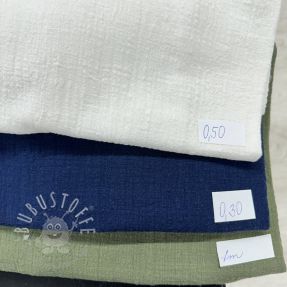 Stoffreste Baumwollstoff mit Leinen 052