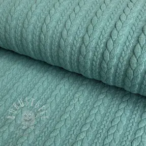 STRICKSTOFF jacquard Cably dark green