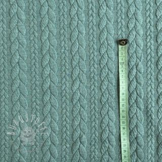 STRICKSTOFF jacquard Cably dark green