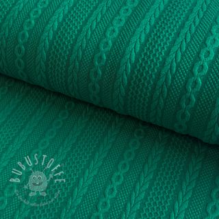 STRICKSTOFF jacquard Cable forest green