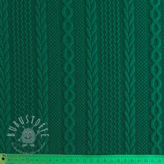 STRICKSTOFF jacquard Cable forest green