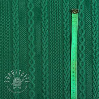 STRICKSTOFF jacquard Cable forest green