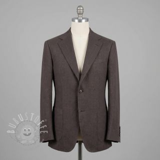 Leinenstoff gewaschen STONEWASHED PREMIUM mocha