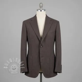 Leinenstoff gewaschen STONEWASHED PREMIUM mocha