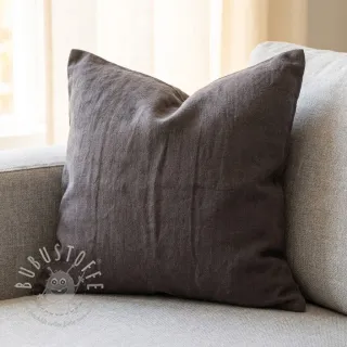 Leinenstoff gewaschen STONEWASHED PREMIUM mocha