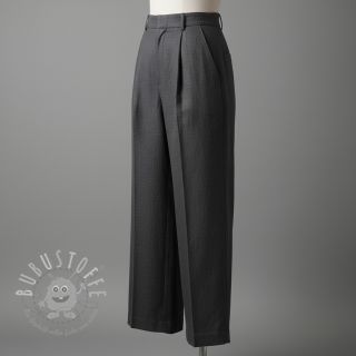 Leinenstoff gewaschen STONEWASHED PREMIUM black