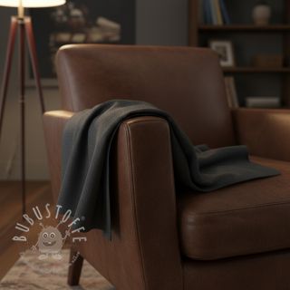 Leinenstoff gewaschen STONEWASHED PREMIUM black