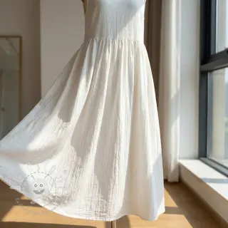 Leinenstoff gewaschen STONEWASHED PREMIUM white