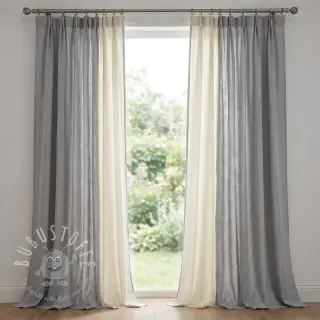 Leinenstoff gewaschen STONEWASHED PREMIUM light grey