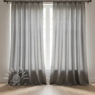 Leinenstoff gewaschen STONEWASHED PREMIUM middle grey