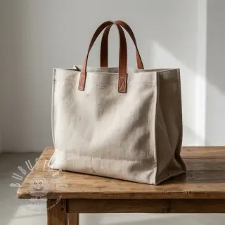 Leinenstoff gewaschen STONEWASHED PREMIUM pebble