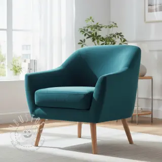 Samt VELVET LIGHT dark petrol