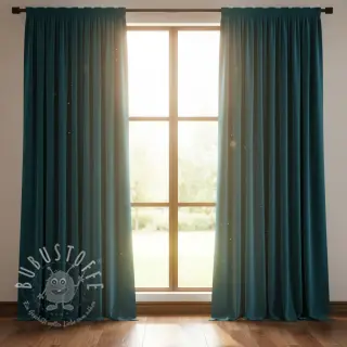 Samt VELVET LIGHT dark petrol