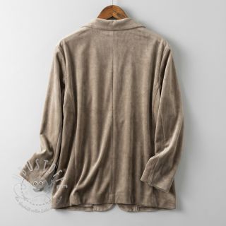 Samt VELVET STRETCH taupe