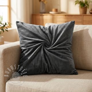 Samt VELVET STRETCH dark grey