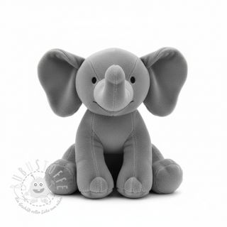 Samt VELVET STRETCH light grey