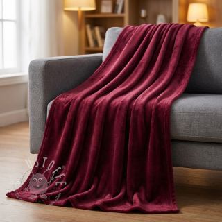 Samt VELVET STRETCH bordeaux