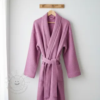 Waffelstoff pink