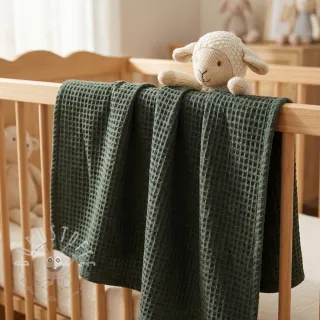 Waffelstoff army green