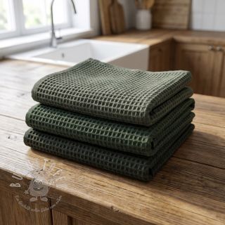 Waffelstoff army green