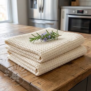 Waffelstoff SIMPLY NATURAL