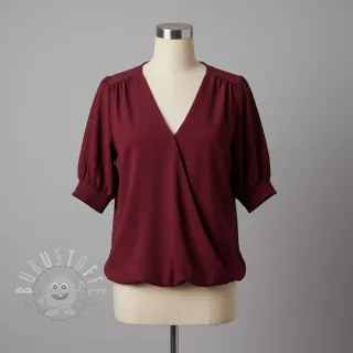 Viskosestoff RADIANCE bordeaux