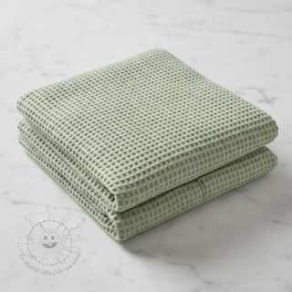 Waffelstoff dark mint