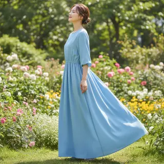 Viskosestoff RADIANCE light blue