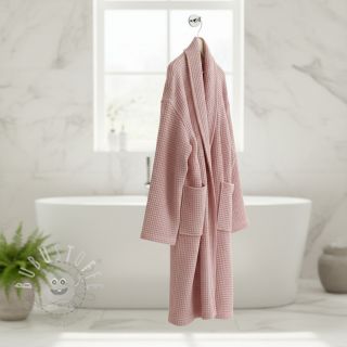 Waffelstoff bleached rose