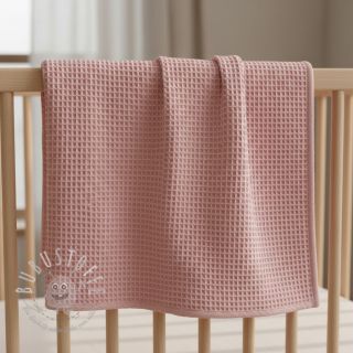 Waffelstoff bleached rose