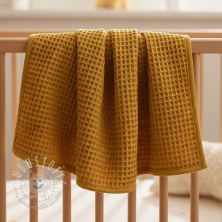 Waffelstoff ochre