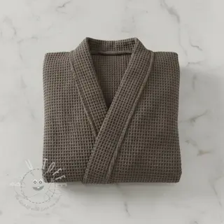 Waffelstoff anthracite