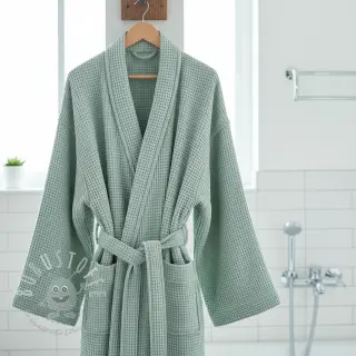 Waffelstoff green